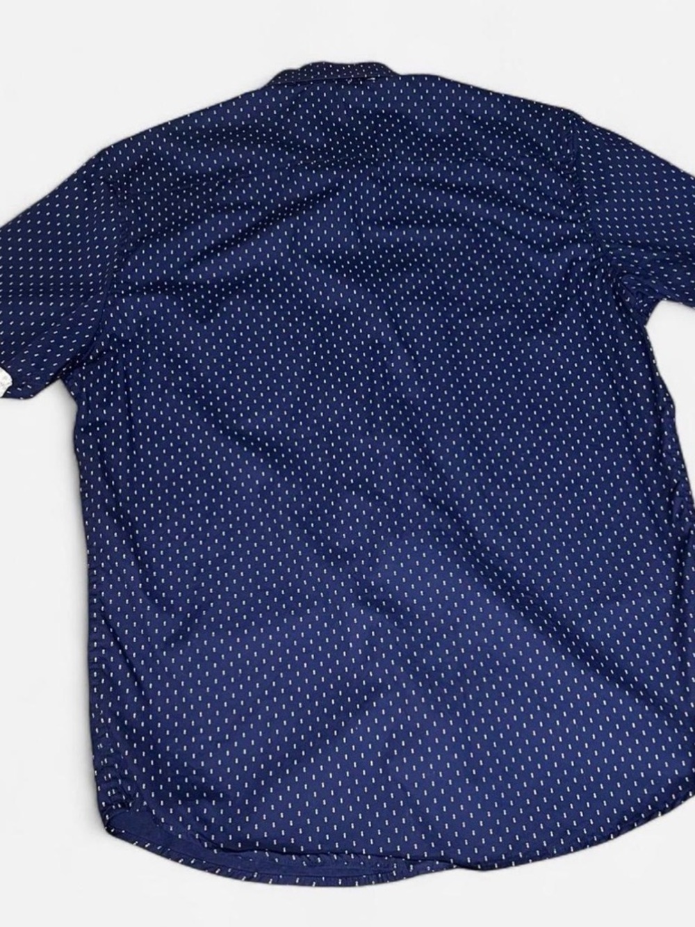 Craft + Flow Navy Short Sleeve Button Down Shirt Men’s L - Picture 2 of 5